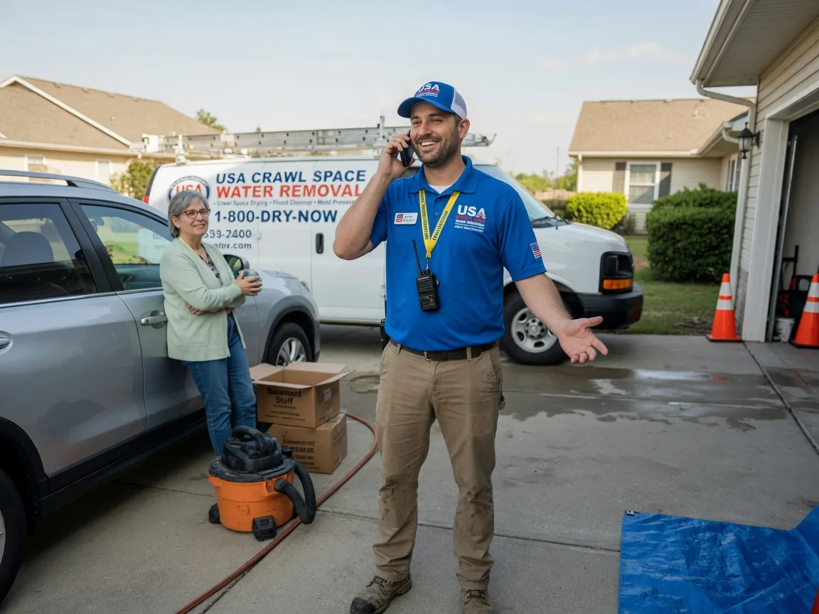 Crawl Space Water Removal Council Hill, OK FAQs